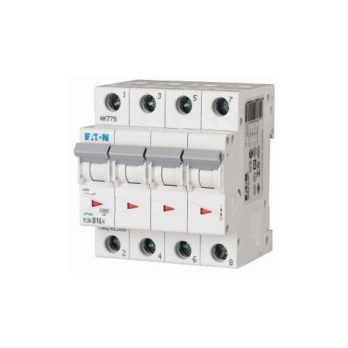 242612 EATON PLSM-C16/4-MW Leistungs- Schutzschalter 16A 4pol. Produktbild Front View L