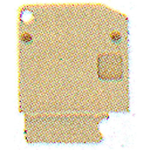 0697360000 Weidmüller AP AKZ 2,5 Abschlussplatte Produktbild Front View L