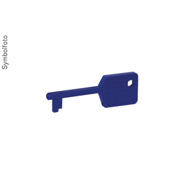 SCHL61005K ERA Schlüssel Kunststoff blau Produktbild