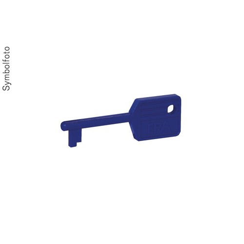 SCHL61005K ERA Schlüssel Kunststoff blau Produktbild
