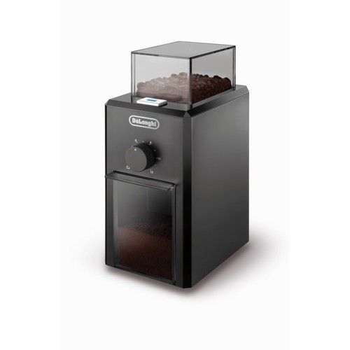 KG 79 Delonghi Kaffeemühle schwarz f. Kaffeemenge bis zu 12 Tassen 110W Produktbild Front View L