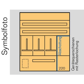 ED5SV ERA Zählerverteilereinsatz+Schwach stromfeld bxhxt=916x1150x155mm Produktbild