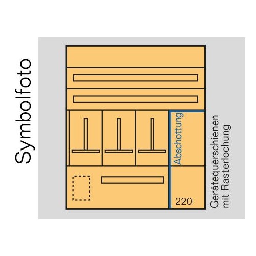 ED5SV ERA Zählerverteilereinsatz+Schwach stromfeld bxhxt=916x1150x155mm Produktbild