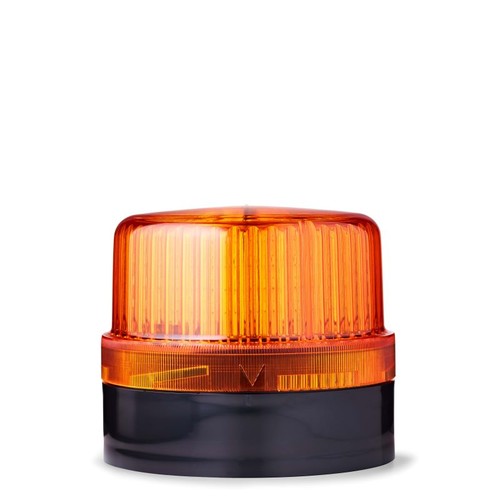 807501313 Auer Led-Blinkleuchte 230V Orange Gehäuse Schwarz Produktbild Front View L