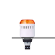 813111404 AUER ELM M22 Einbausummer-LED Kontrollleuchte 12VAC/DC orange Geh. gr. Produktbild