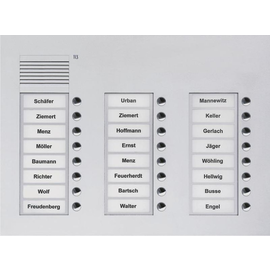 PUK24/3-EN Tcs Außenstation z. Unterputz montage 24 Tasten 3-spaltig Produktbild front M