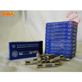 7006565.10 SIBA G-Sicherungseinsatz 6,3x32mm Keramikrohr 189140 Produktbild