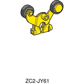 ZC2JY61 Telemecaniquendschalterbetätig YC2JY61 mit zwei Rollen fix Produktbild