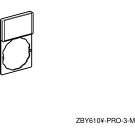 ZBY6102 Schneider E. Leerschild 18X27 W/G Produktbild