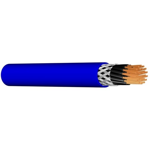 YSLCY-OZ EB 2X0,75 blau 50m Ring PVC-Steuerleitung eigensicher geschirmt Produktbild Front View L