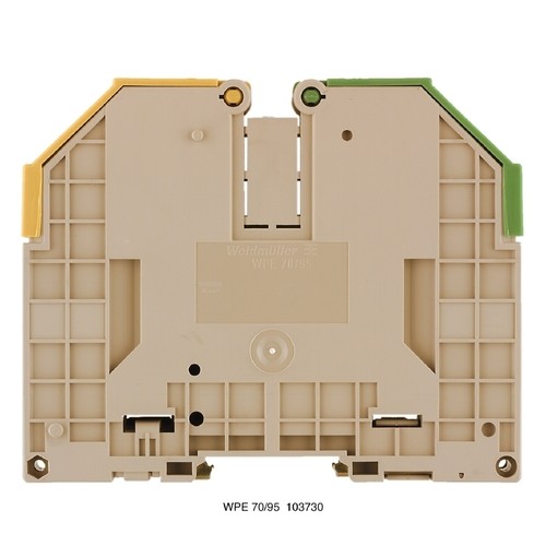 1037300000 WEIDMÜLLER WPE 70/95 Reihenklemmen Erdung Produktbild Front View L