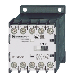 K1-09 D01 BENEDICT Schütz 230V 50Hz 4KW 3S 1Ö Produktbild