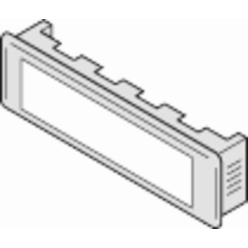 E97-9-82016 Siblik Namensschild 60x15 x0,5mm (07-112) m. glasklarem Rand Produktbild Front View L