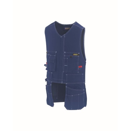 3105 1370 8800 GR L BLAKLÄDER Montageweste marineblau ärmellos Produktbild Front View L