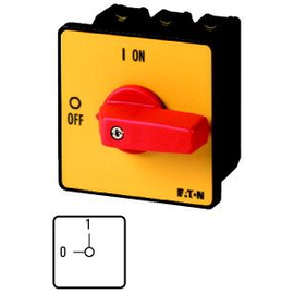 007189 Eaton Not-Aus-Schalter Einbau rot P3-100/E-RT Produktbild