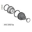 XACB9222 Schneider E. DRT M S-Klappe 16MM Hub-40 +70C SW Produktbild