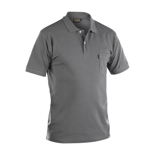 330510359400 Blakl. PoloShirt grau M Produktbild Front View L