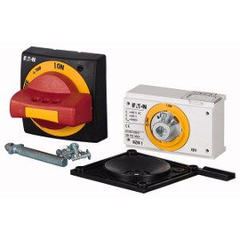 100680 EATON NZM2-XTVDVR-0-NA Türkupplungsdrehgriff Rot-Gelb Produktbild front M