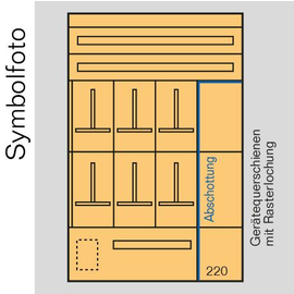 ED7SV ERA Zählerverteilereinsatz +Schwac hstromfeld bxhxt=916x1500x155mm Produktbild