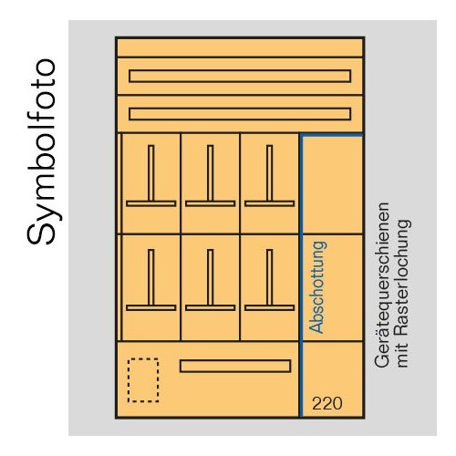 ED7SV ERA Zählerverteilereinsatz +Schwac hstromfeld bxhxt=916x1500x155mm Produktbild