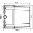 NSYTBS11116 Schneider E.ABS Industriebox 116x116x62 Produktbild