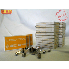 172530.1,25 SIBA Feinsicherung 1,25 A 5x30mm mittelträge Produktbild