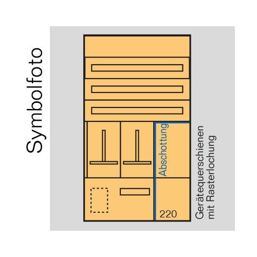 EC6SV ERA Zählerverteilereinsatz +Schwac hstromfeld bxhxt=696x1300x155mm Produktbild