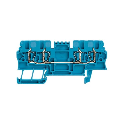 1775600000 WEIDMÜLLER ZDU 1,5/4AN blau Durchgangsreihenklemmen Produktbild Front View L