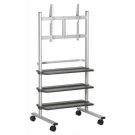 PB150 Vogels Plasmaboy Wagen 150cm 3 Ablagen Silber Produktbild front M