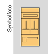 EB4S Era Zählerverteilereinsatz Sbg. bxhxt=476x1000x155mm Produktbild