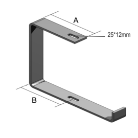 E88769 VERGOKAN OBZ130x300 C-Deckenbügel 130mmx300mm verzinkt Produktbild