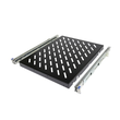 5501675 RITTAL Geräteboden Ausziehbar 50kg T400-600mm Tiefenvariabel RAL9005 Produktbild