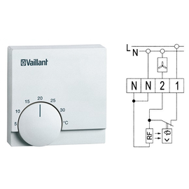 300613 Vaillant VRK 121 Raumtemperaturregler Produktbild