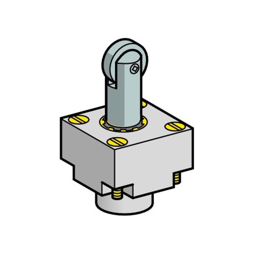 ZCKE676 Telemecanique Rollenstößel mit Metallrolle verstärkte Ausführung Produktbild Front View L