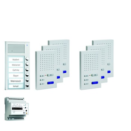 PPAF06-EN/02 Tcs 6Teilnehmer Audio Sprechanlage AP, Innenstelle Freisprech Produktbild front M