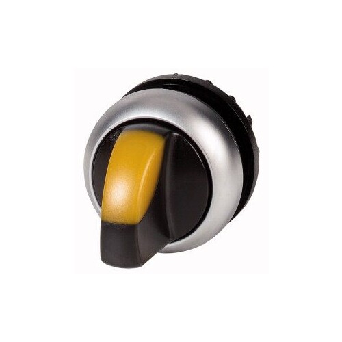 284396 EATON M22-WLKV-Y Leuchtwahltaster 2 Stell. gelb Produktbild Front View L