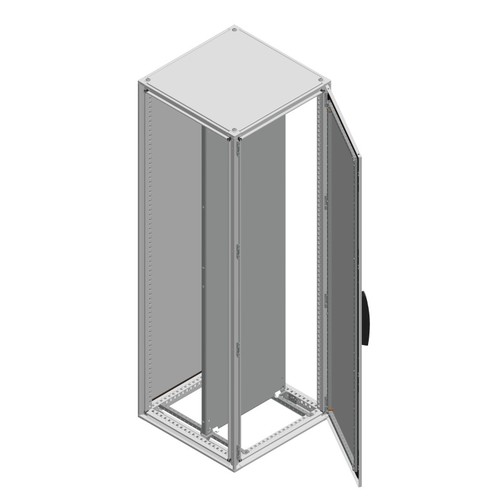 NSYSF20840P Schneider E. Reihenschrank 800x2000x400 mit Montageplatte Produktbild Front View L