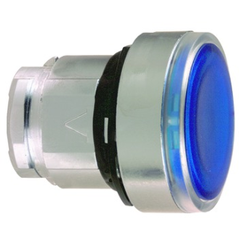 ZB4BH063 Schneider E. Leuchtdrucktaster blau, flach mit Rastung Produktbild