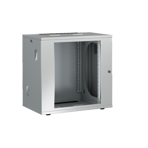 7507200 RITTAL FlatBox 700 x 15 HE x 700 mm RAL 7035 Produktbild Front View L