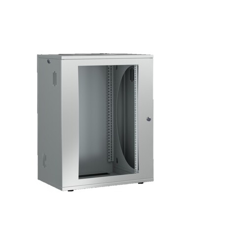 7507220 RITTAL FlatBox 700 x 21 HE x 700 mm RAL 7035 Produktbild Front View L