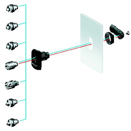 NSYAEDLB3S3D Schneider-Electric Doppelbartschloßeinsatz 3mm Produktbild