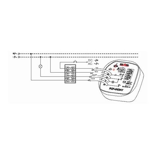 ZA-PCP-04 Gruber Multi Zeitrelais 230V Doseneinbau Produktbild Front View L