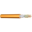 Cat 7 LAN 600 Duplex 2X(4X2XAWG23) Pimf PVC grau S/FTP Messlänge Produktbild front S