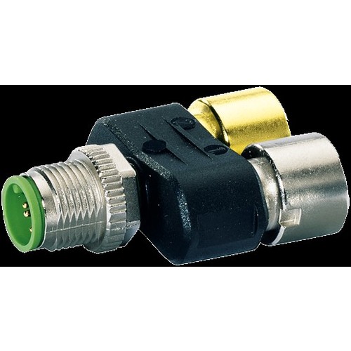 7000-41131-0000000 MURRELEKTRONIK T-St³ck SlimLine M12-St 5pol/2xM12-Bu 4p Produktbild Front View L