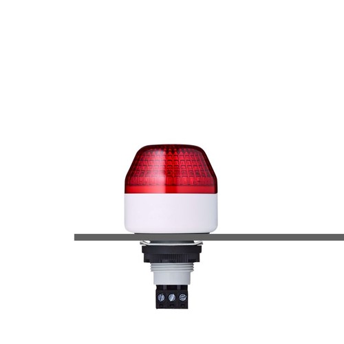 801102405 AUER LED Einbauleuchte rot 24VAC/DC,45mm Produktbild Front View L