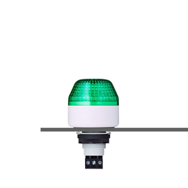 801106405 AUER LED Einbauleuchte grün 24VAC/DC,45mm Produktbild