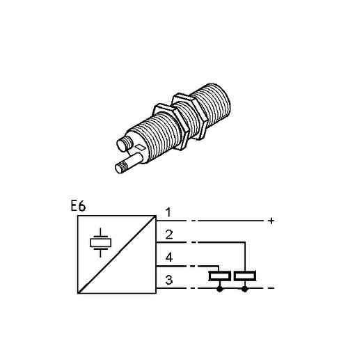 102157 Pepperl&Fuchs UC500-30GM-E6R2-V15 Ultraschall Näherungsschalter Produktbild Front View L