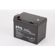 108120 Pbq L 33-12 Bleiakku AGM Longlife 12V 33Ah/C20 Insert M6 195x130x168 Produktbild front S