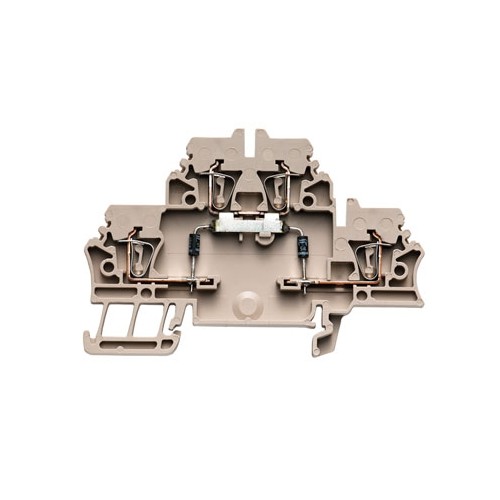 1690040000 WEIDMÜLLER ZDK 2.5/D/4 Reihenklemme Produktbild Front View L