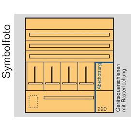 EE6SV ERA Zählerverteilereinsatz +Schwac hstromfeld bxhxt=1136x1300x155mm Produktbild